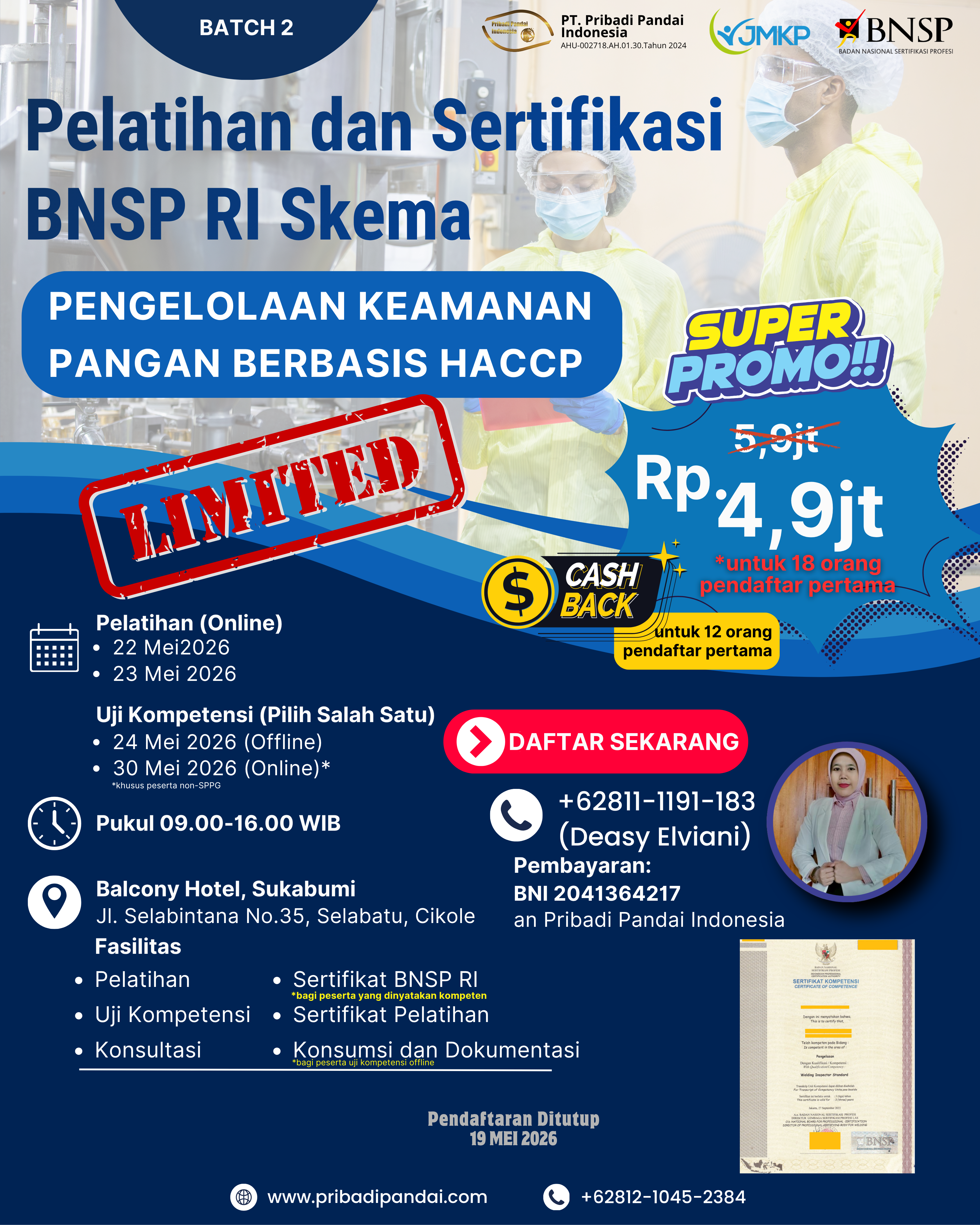 Pelatihan HACCP
